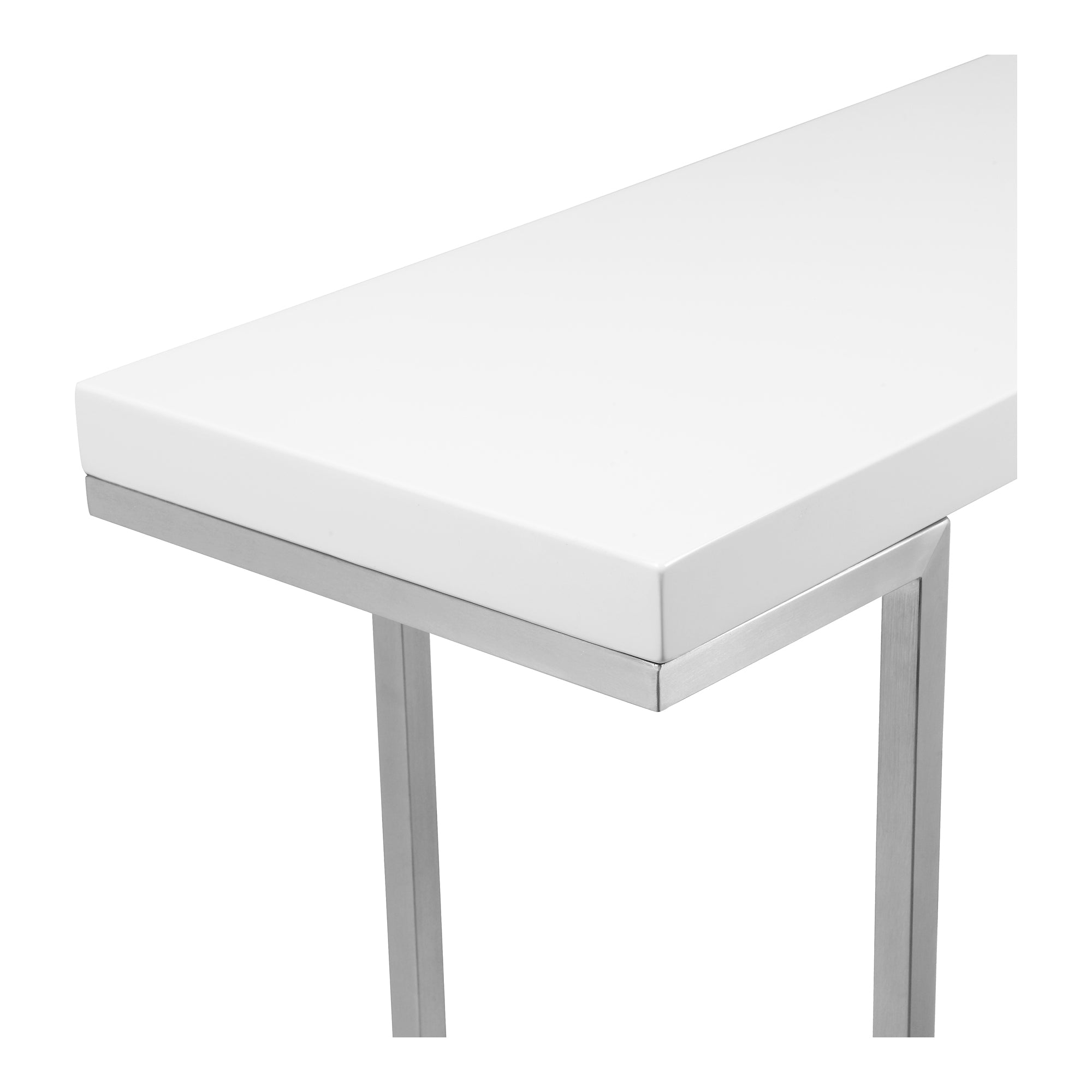 Volt Dining Table Dining Tables, White / Iron Base