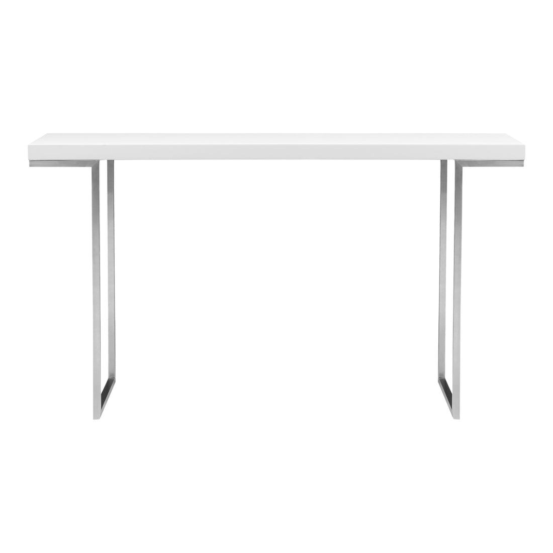 Volt Dining Table Dining Tables, White / Iron Base