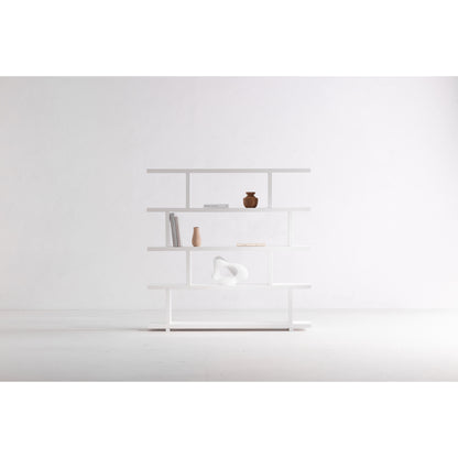 Mina Small Shelf White Bookshelves, White / MDF