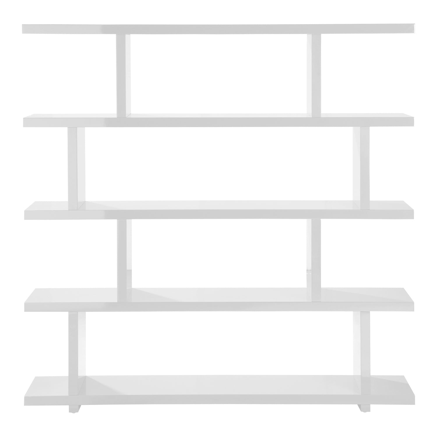 Mina Small Shelf White Bookshelves, White / MDF