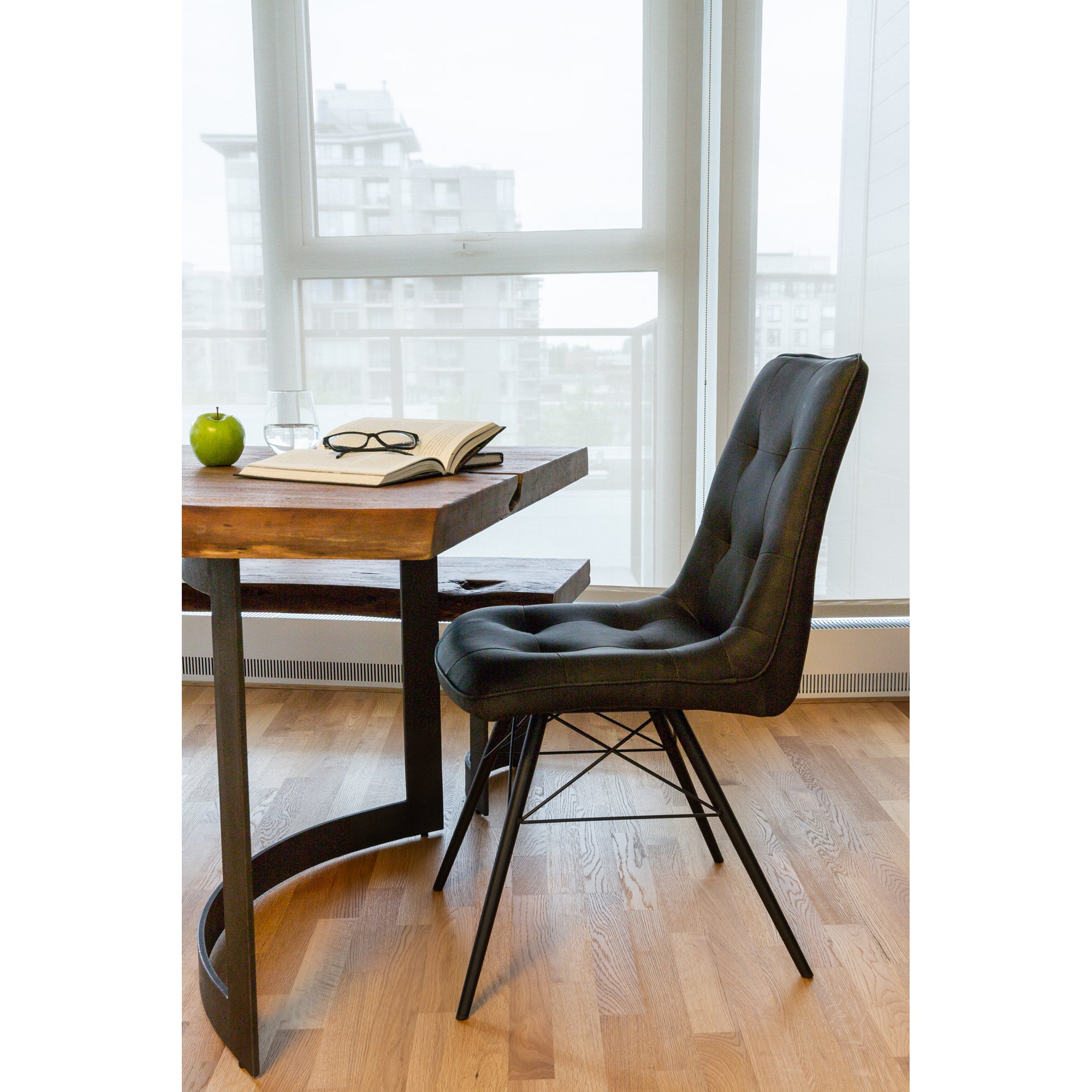 Jennie Dining Chair Black Dining Chairs, Black / Metal Frame