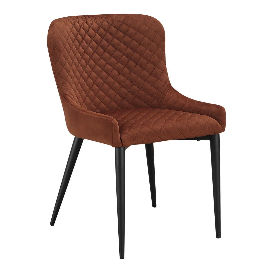 Ella Dining Chair Lght Brown Dining Chairs, Brown / Metal Frame