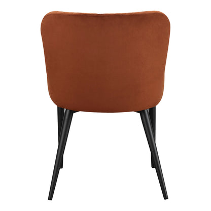 Ella Dining Chair Lght Brown Dining Chairs, Brown / Metal Frame