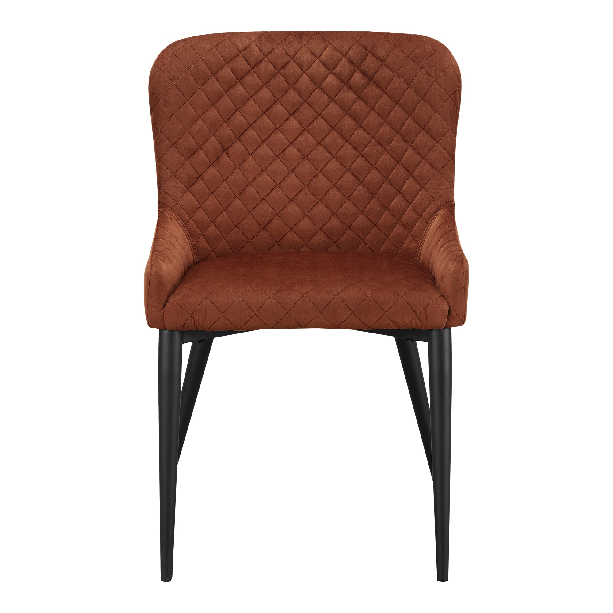 Ella Dining Chair Lght Brown Dining Chairs, Brown / Metal Frame