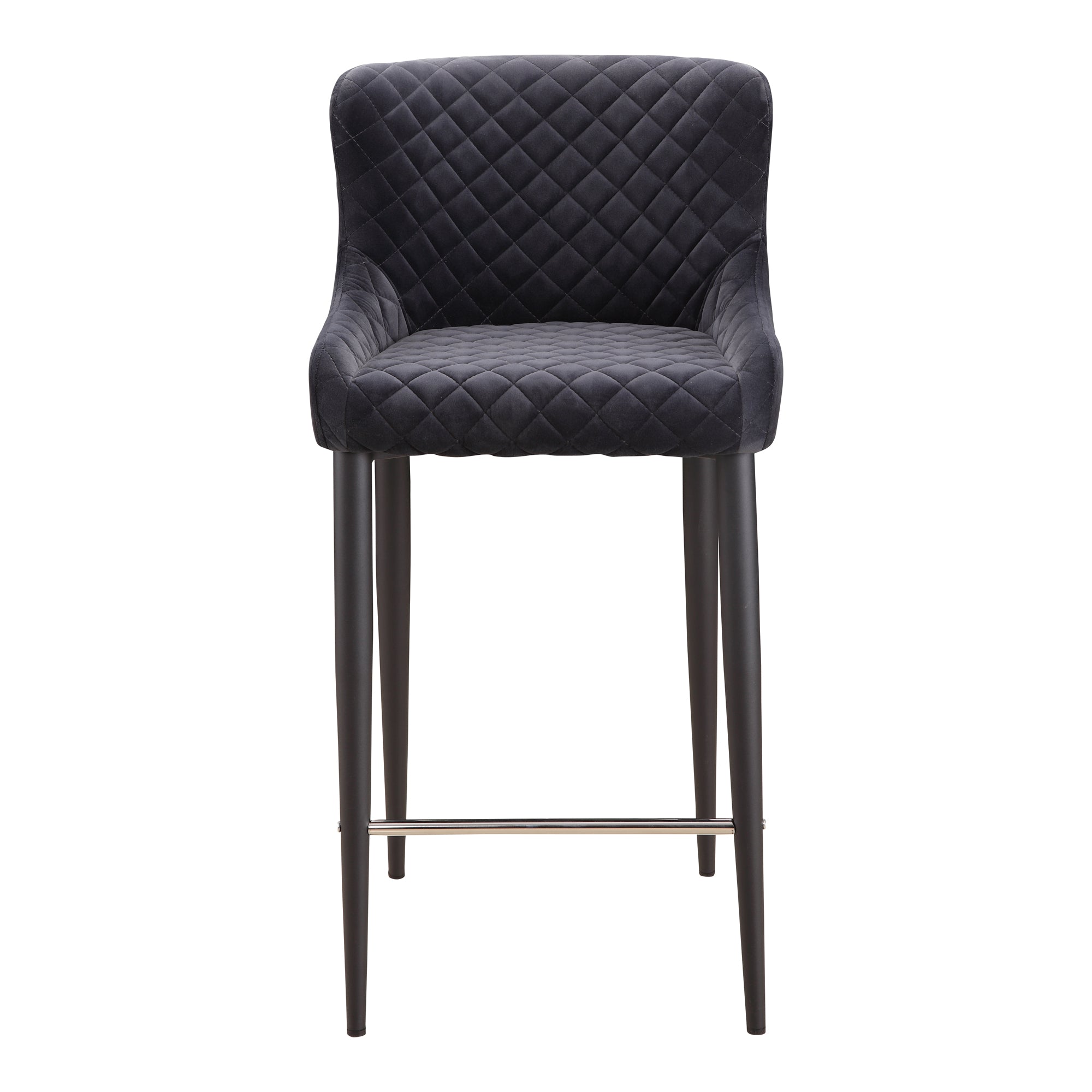 Ella Dining Chair Navy Blue Dining Chairs, Blue / Metal Frame