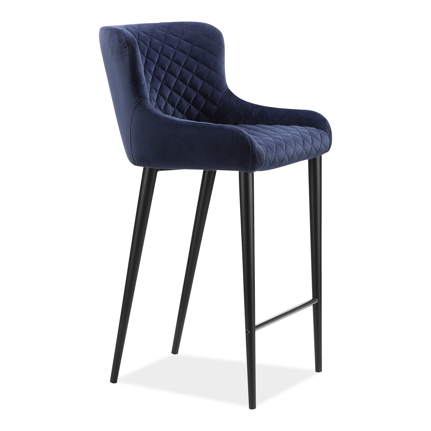 Ella Bar Stool Dark Grey Bar Stools, Grey / Metal Frame