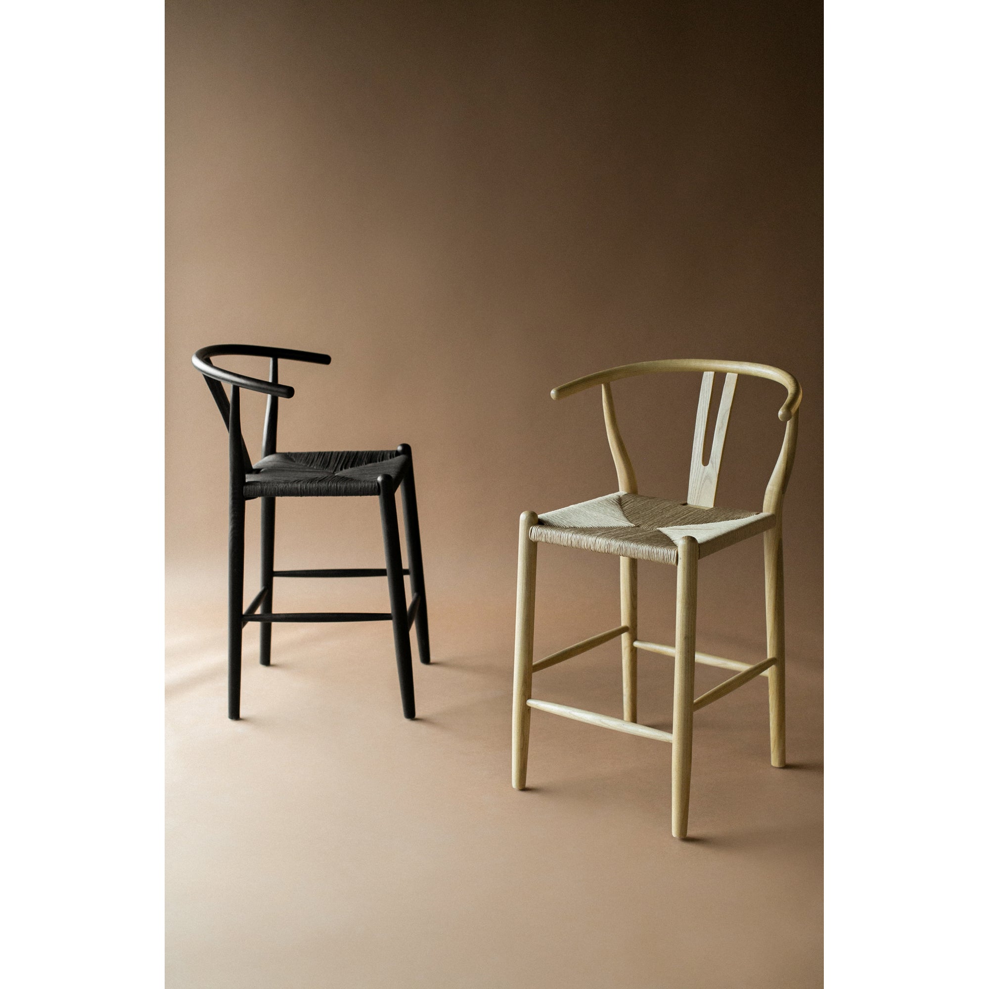 Ventana Counter Stool Natural Counter Stools, Natural / Woven Natural-Fibre Rope Seat