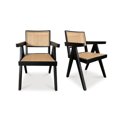 Orson Dining Chair Natural - Set Of Two Dining Chairs, Natural / Solid Elm Wood