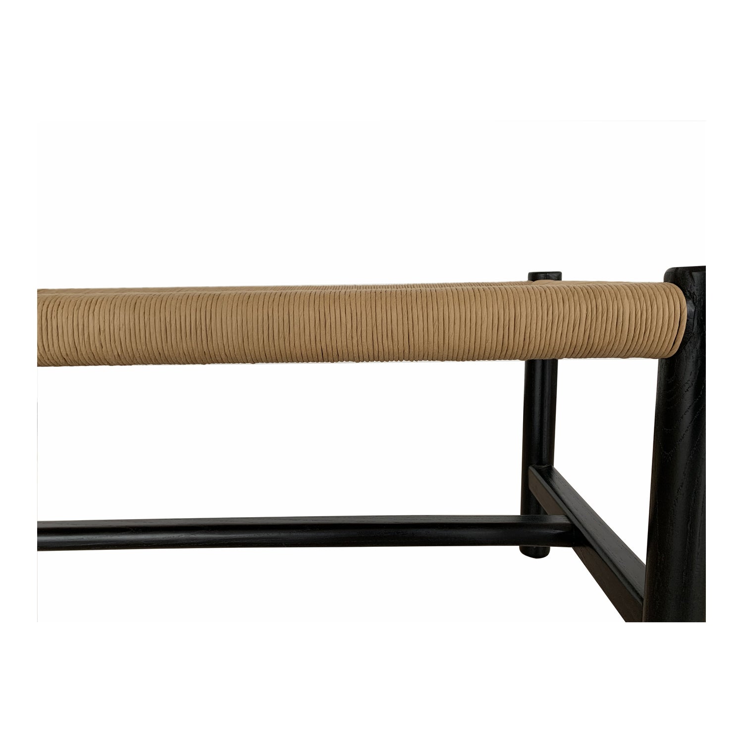 Lazaro Outdoor Bench Black Benches, Black