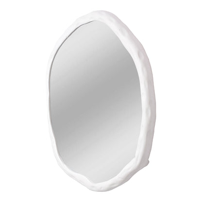 Forge Large Mirror White Mirrors, White / Glass Mirror