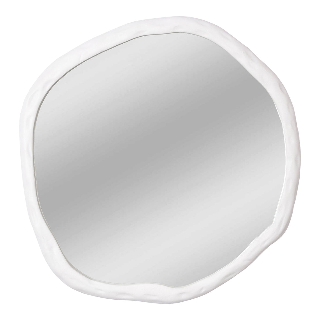 Forge Large Mirror White Mirrors, White / Glass Mirror