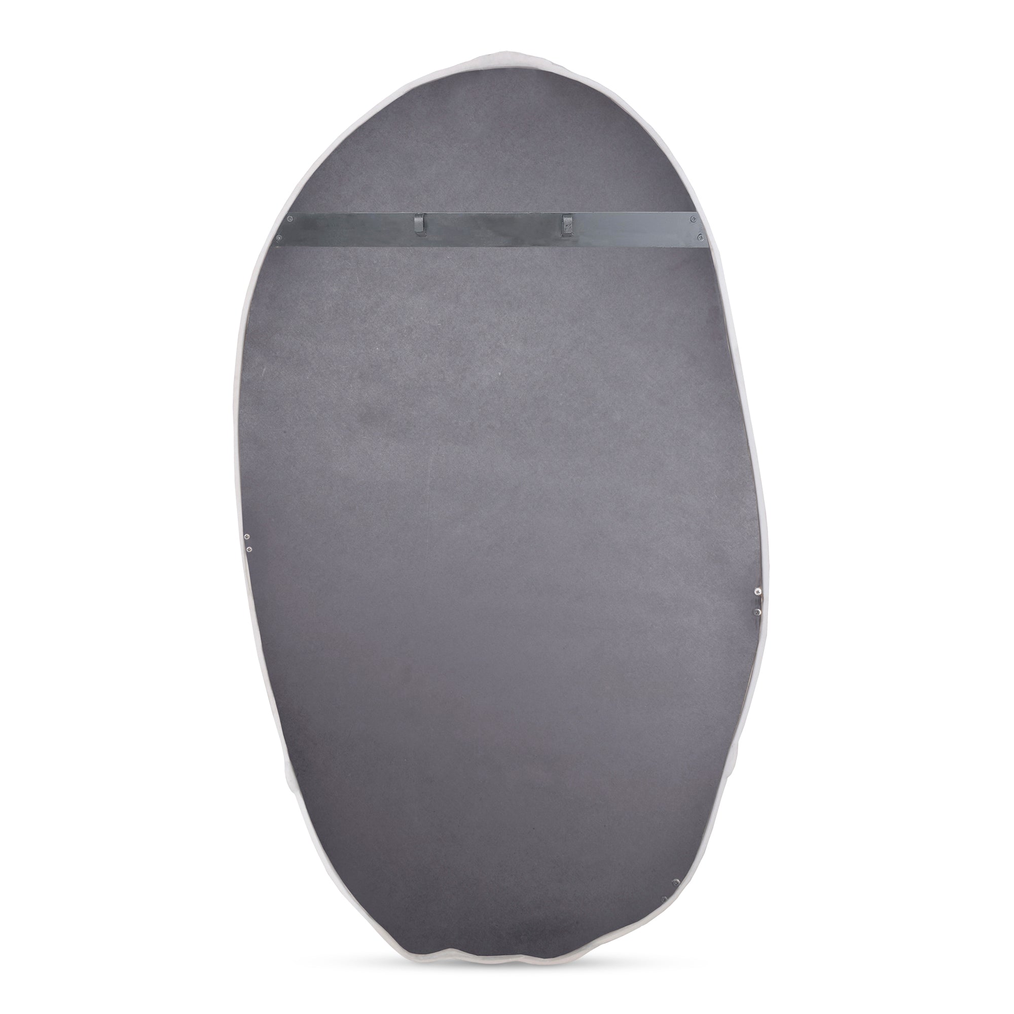 Forge Oval Mirror Black Mirrors, Black / Glass Mirror