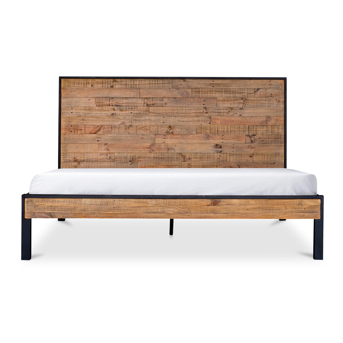 Miki Queen Bed Natural Beds, Natural / Acacia Wood Slats