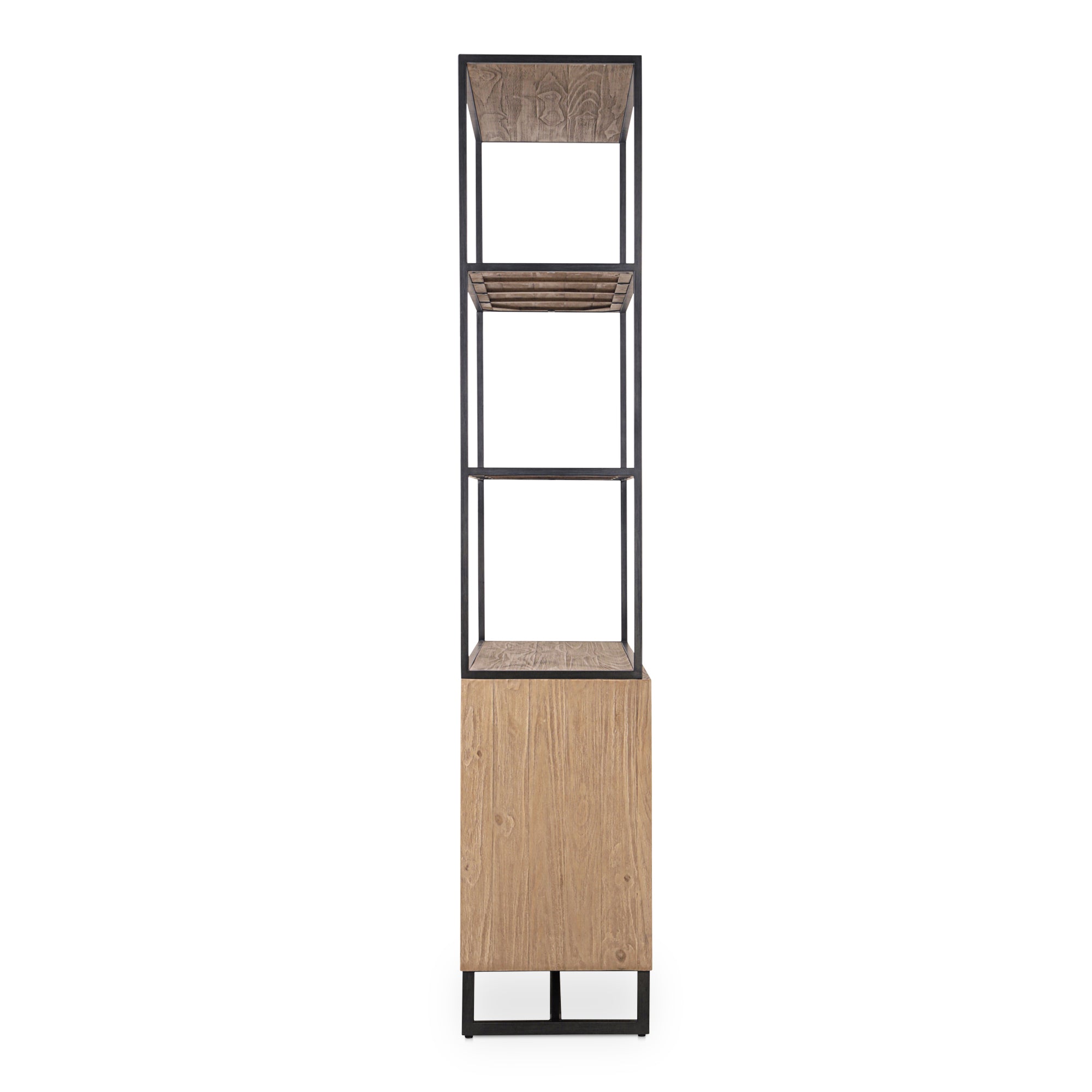 Sienna Bookshelf Black Bookshelves, Black / Iron Frame