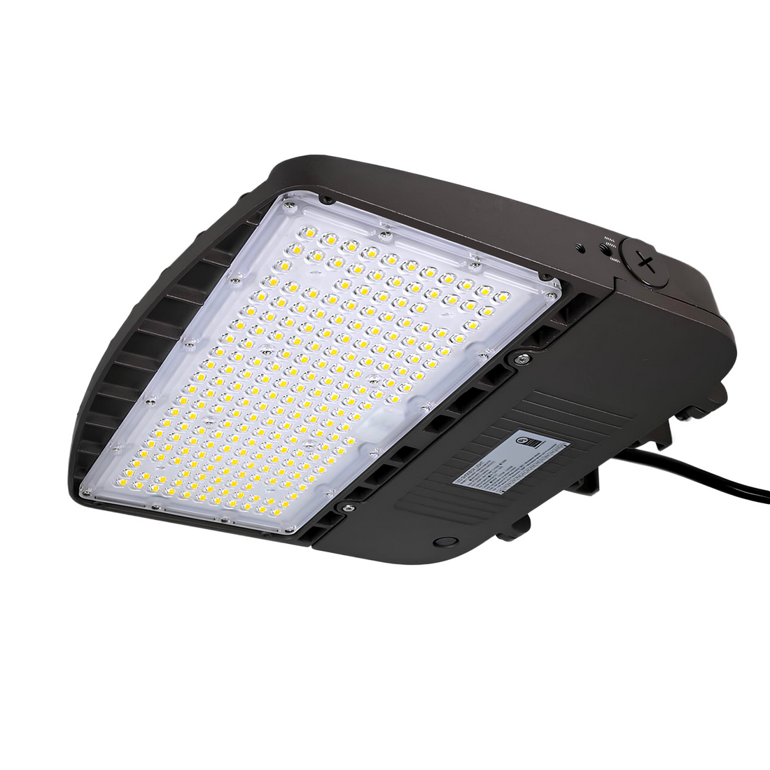 LED Shoebox Light - Direct Mount - 100W/150W Wattage Adjustable - 5000K -19500Lumens 120-277VAC - 0-10V Dimmable - IP66 - UL Listed - DLC Premium Listed - 5 Years Warranty