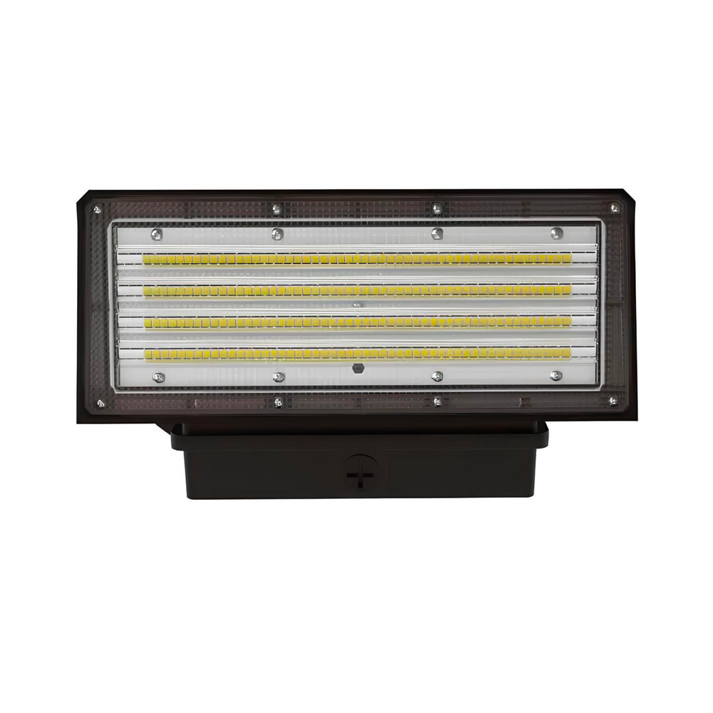 LED Adjustable Wall Pack 45W - 5000K - 5895 Lumens - AC120-277V 0-10V Dimmable - IP66 - UL Listed - DLC Premium Listed - 5 Years Warranty