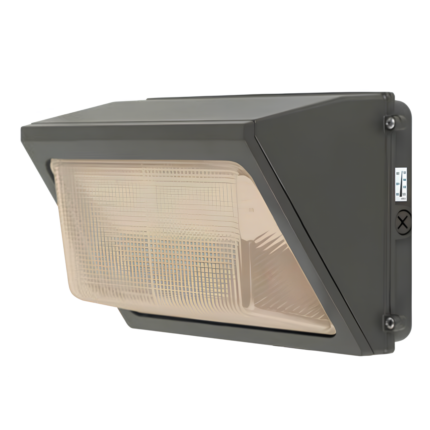 LED Glass Wall Pack Light - 42W/56W/70W Wattage adjustale - 3000K/4000K/5000K - CCT Selectable -9808Lumens AC120-277V 0-10V Dimmable - IP66 - UL Listed - DLC Premium Listed - 5 Years Warranty