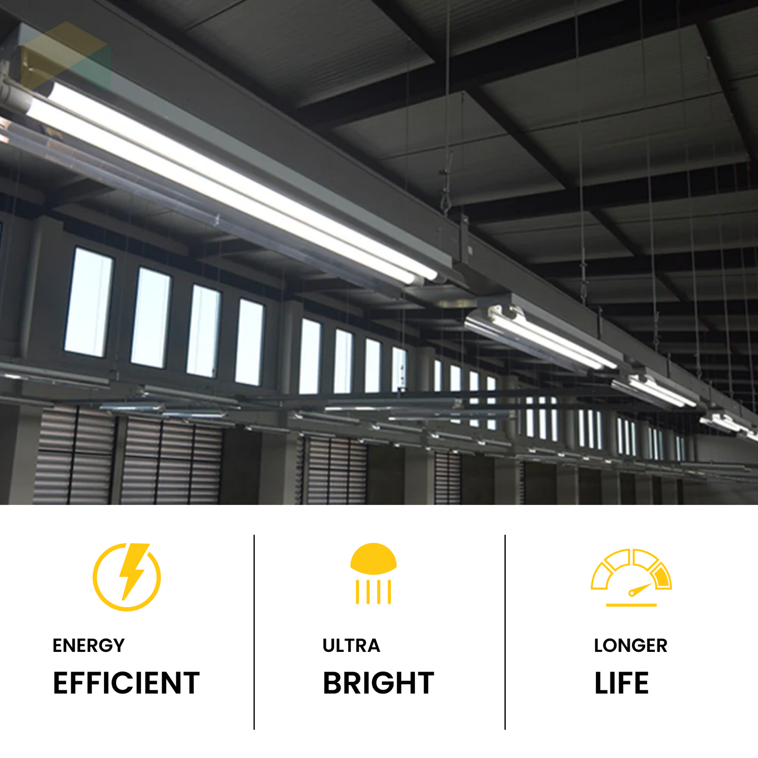 4ft LED Tube Light - 15W - 3500K 1800 Lumens, 100-277VAC, Aluminum Housing, Non-Dimming, Frosted Lens - 30 Pack