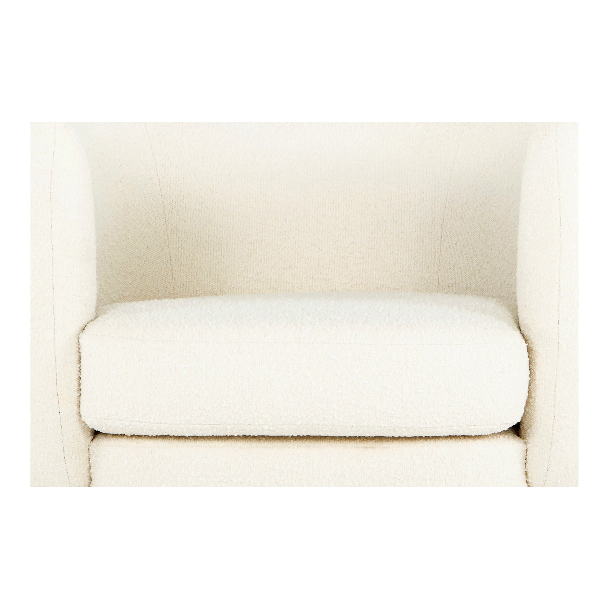 Kota Sofa Maya White Sofas, White / Pine and Plywood Frame