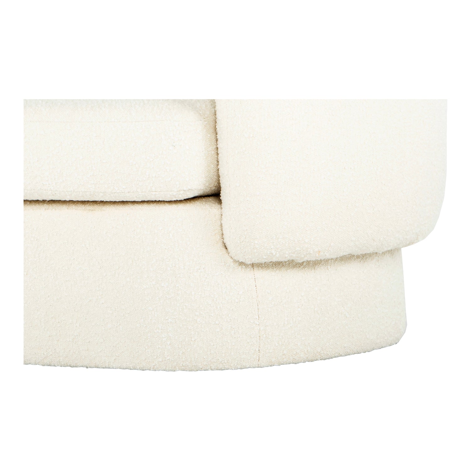 Kota Sofa Maya White Sofas, White / Pine and Plywood Frame