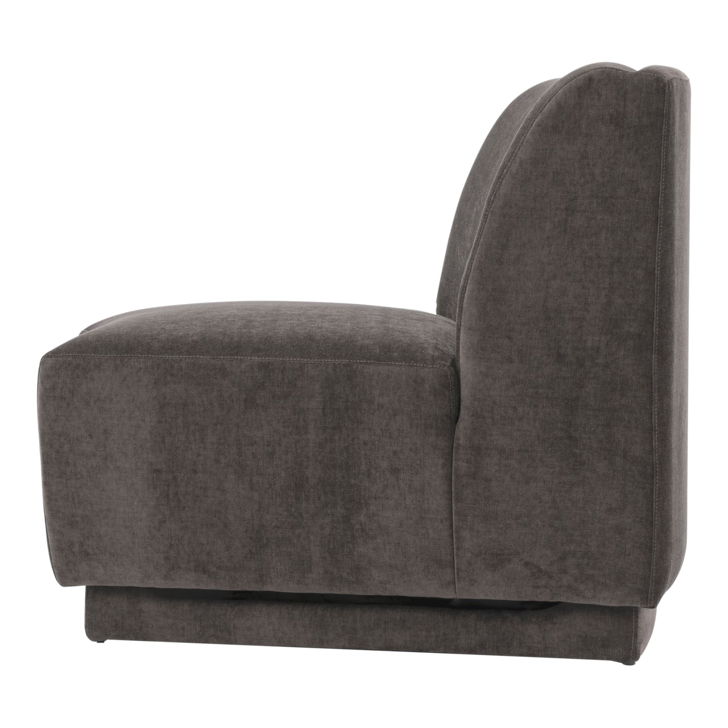 Yon 2 Seat Sofa Right Sofas, Grey / FSC wood 100% on Frame and legs