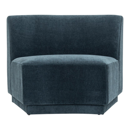 Yon 2 Seat Sofa Left Nightshade Blue Sofas, Blue / FSC wood 100% on Frame and legs