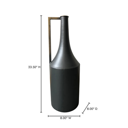 Argos Metal Vase Vases, Black