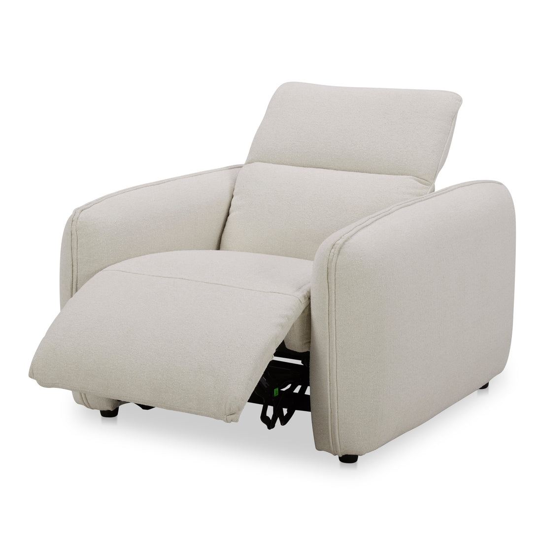 Elli Power Recliner Chair Dusk Grey Accent Chairs, Grey / Solid Wood and Plywood