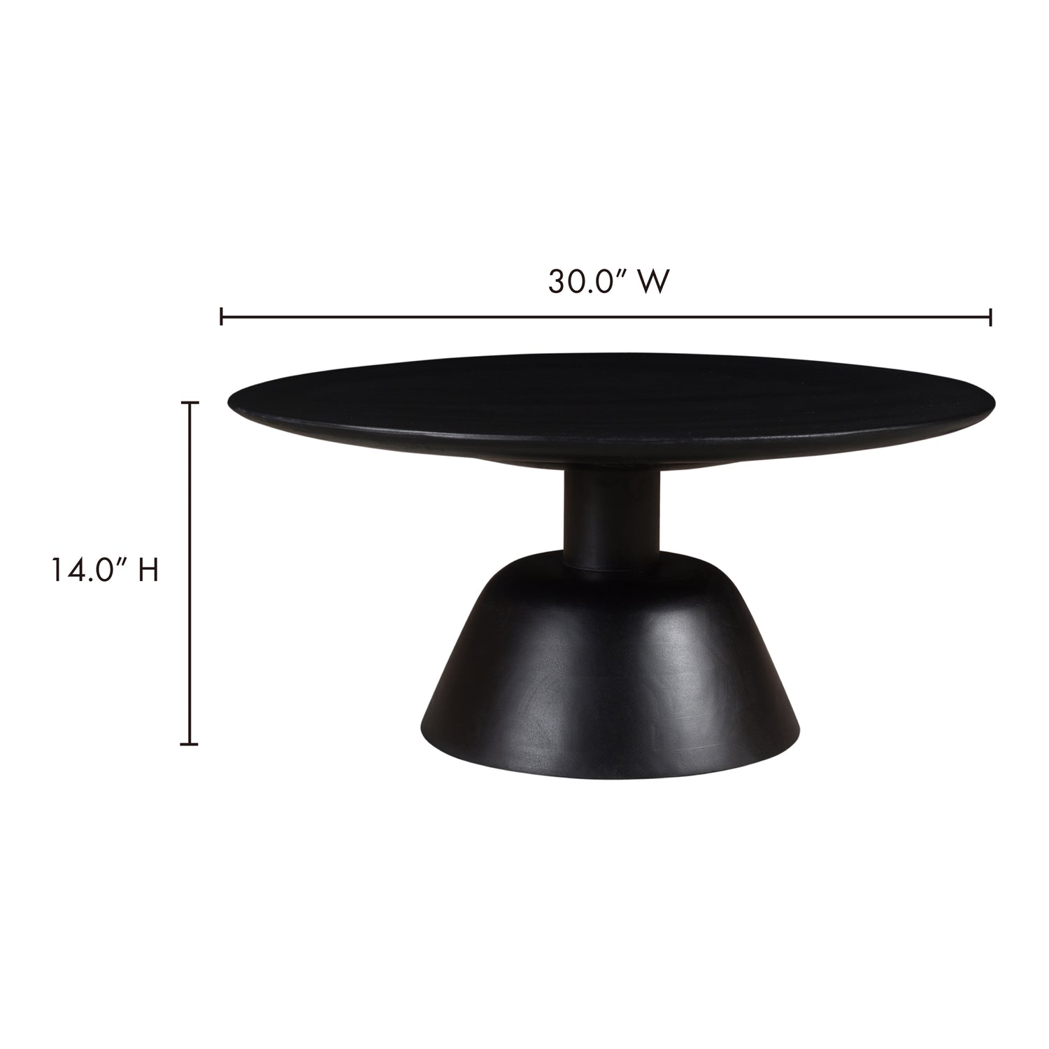 Nils End Table Black Side Table, Black