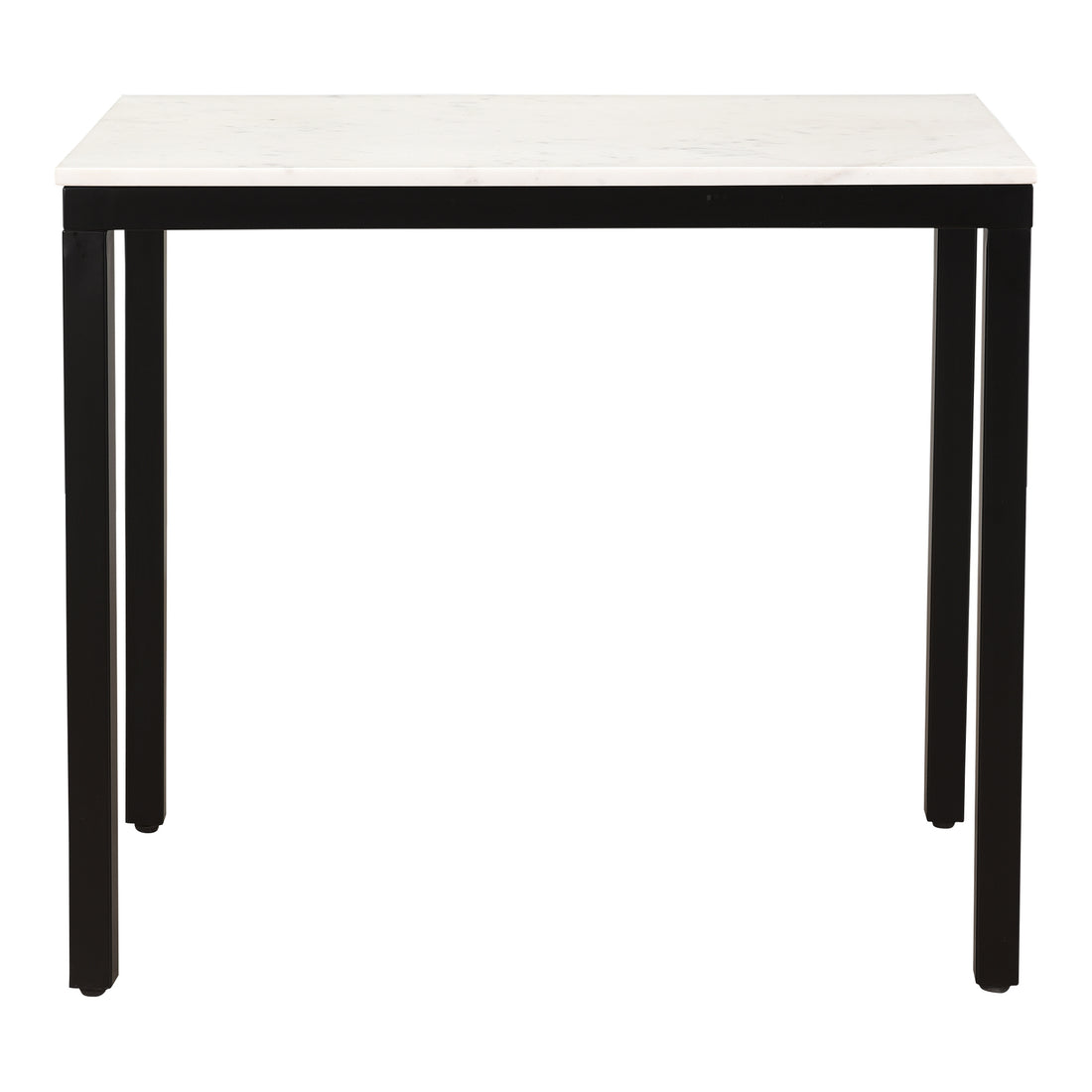 Parsons Marble Dining Table Small Dining Tables, White / Iron