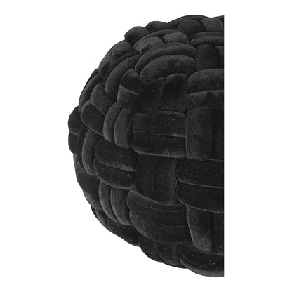 Pj Velvet Pillow Pillows, Black / Polyfill Insert