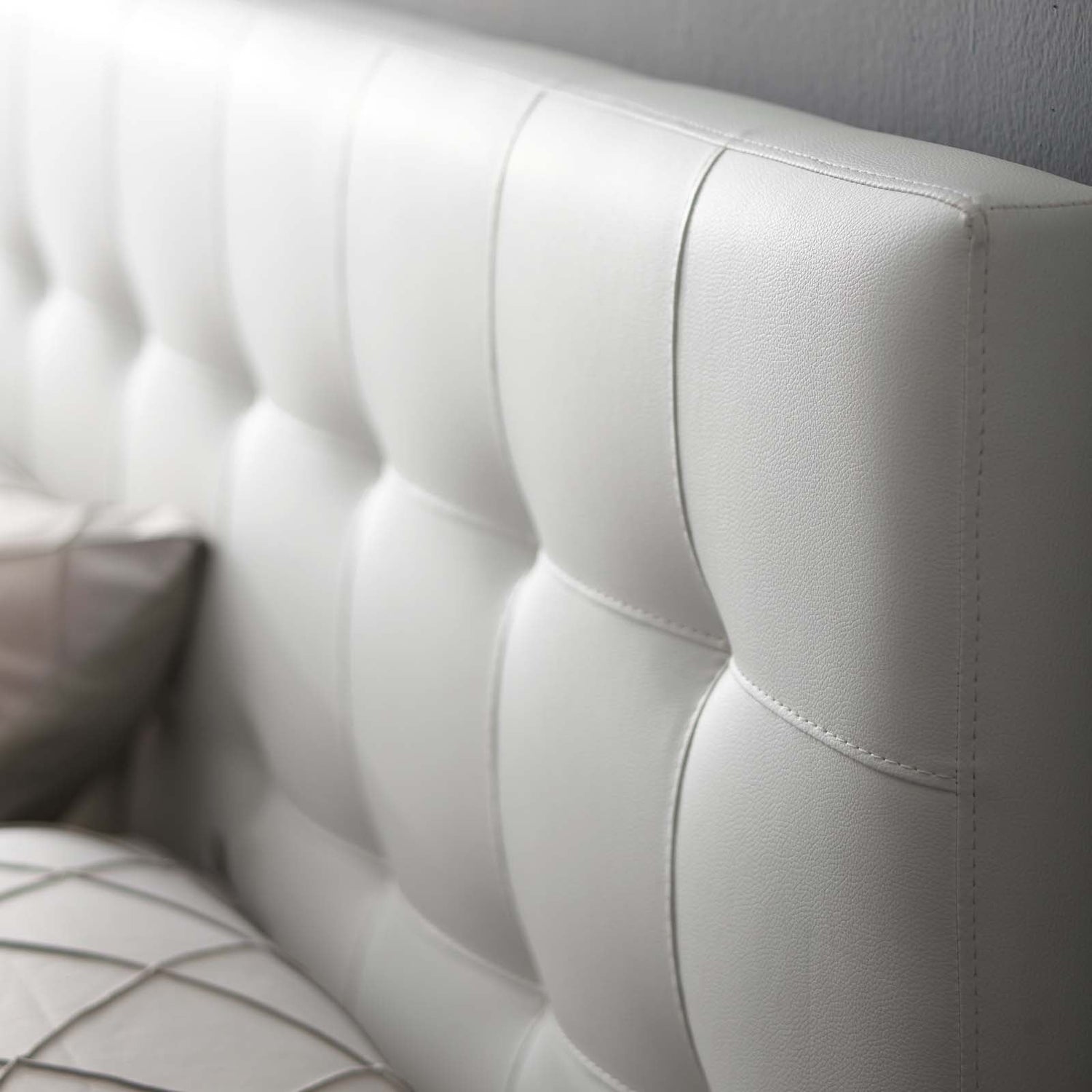 Lily Upholstered Vinyl Headboard By HouseBean