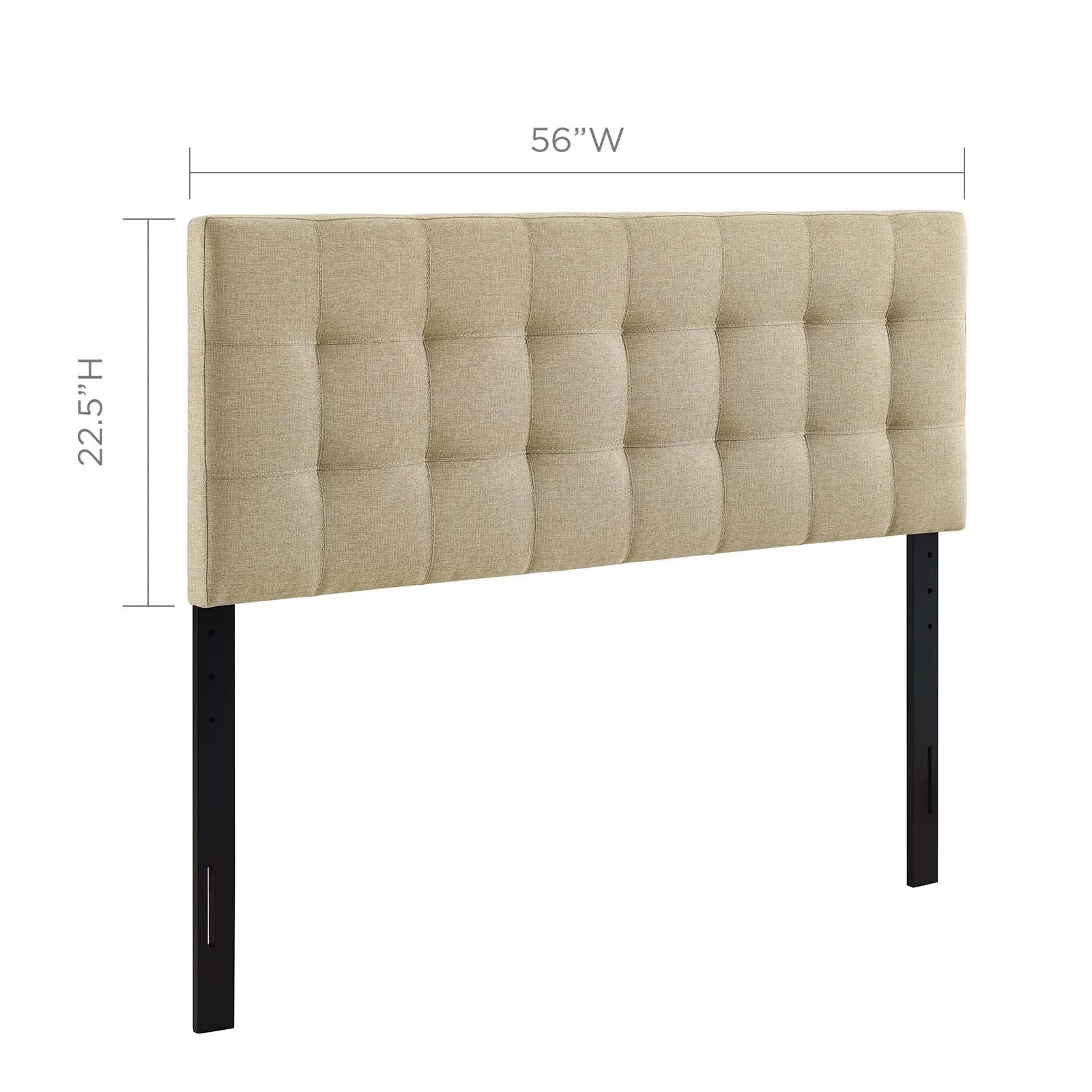 Lily Upholstered Fabric Headboard By HouseBean