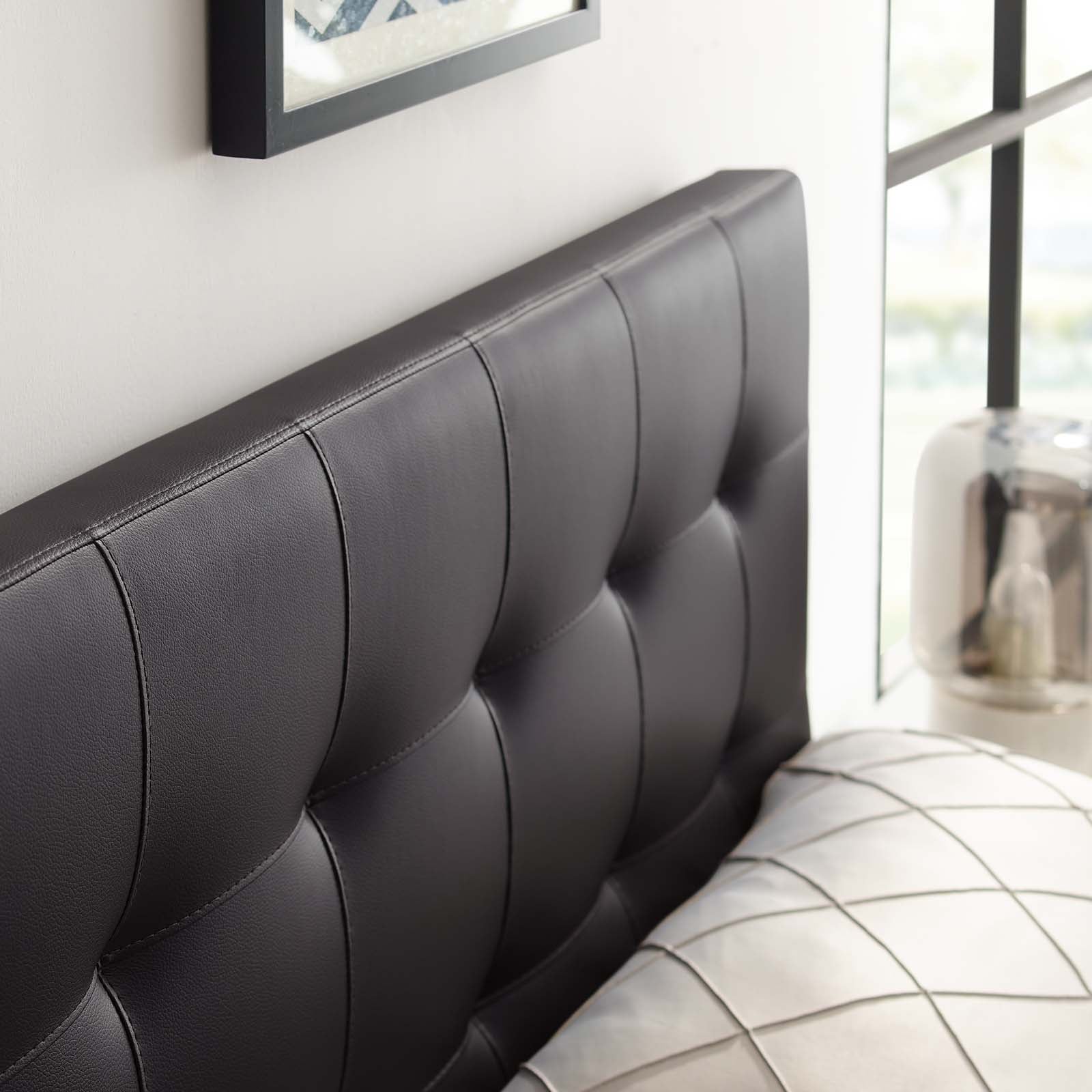 Lily Upholstered Vinyl Headboard by Modway