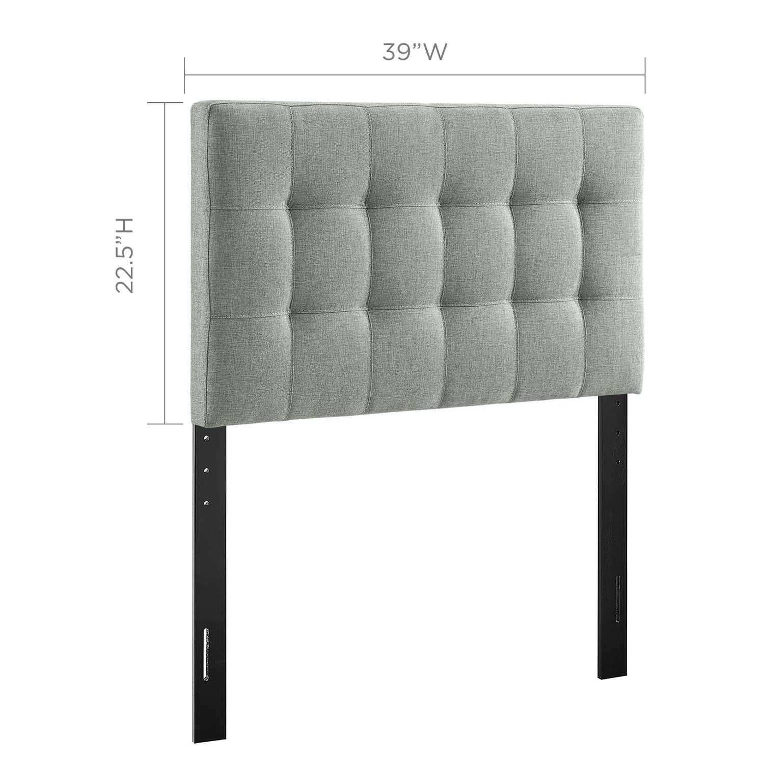 Lily Upholstered Fabric Headboard By HouseBean