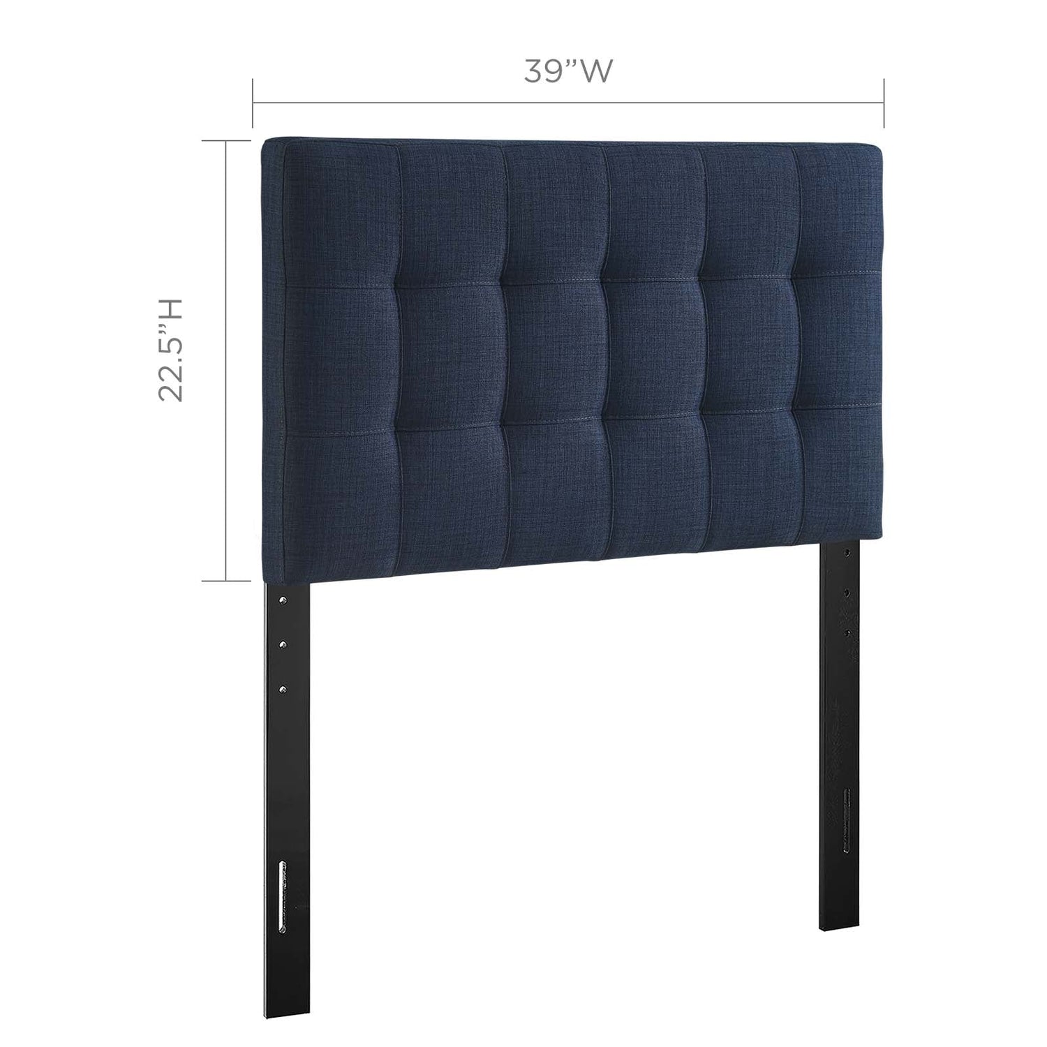 Lily Upholstered Fabric Headboard By HouseBean