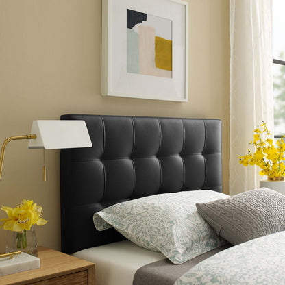 Lily Upholstered Vinyl Headboard By HouseBean