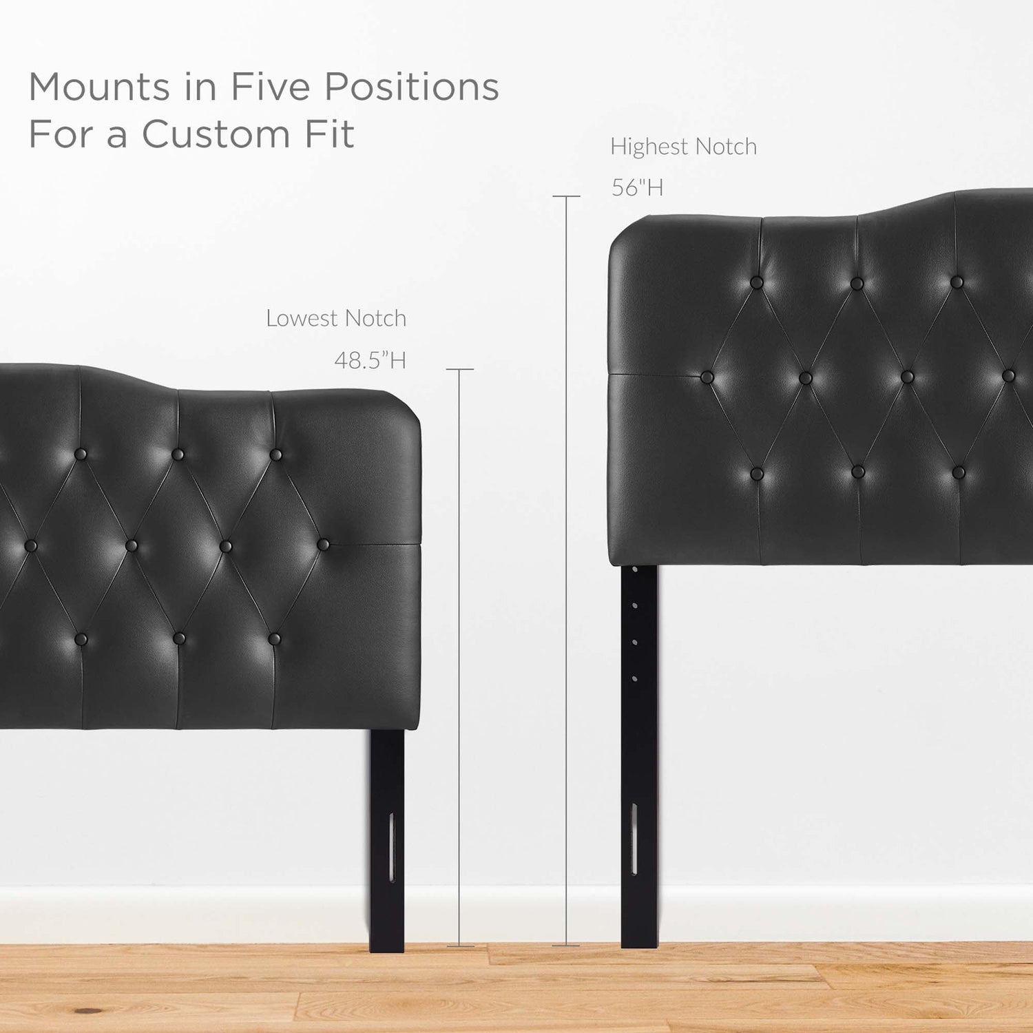 Annabel Upholstered Vinyl Headboard by Modway