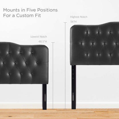 Annabel Upholstered Vinyl Headboard by Modway