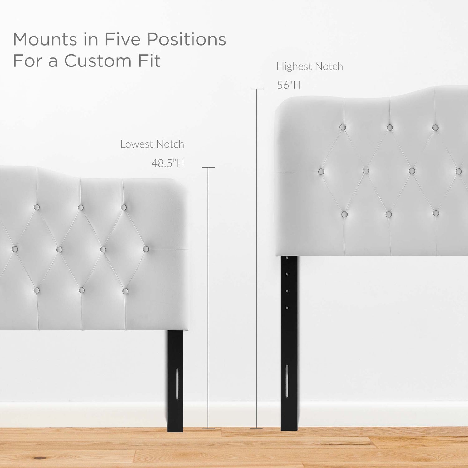 Annabel Upholstered Vinyl Headboard by Modway