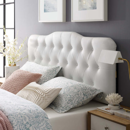 Annabel Upholstered Vinyl Headboard By HouseBean