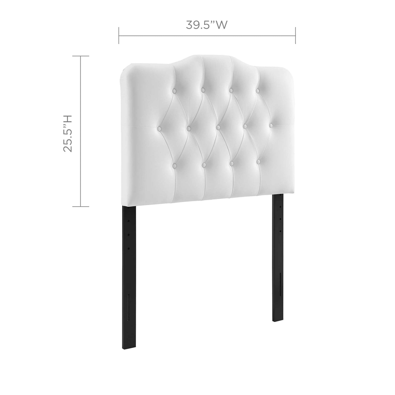 Annabel Upholstered Vinyl Headboard by Modway