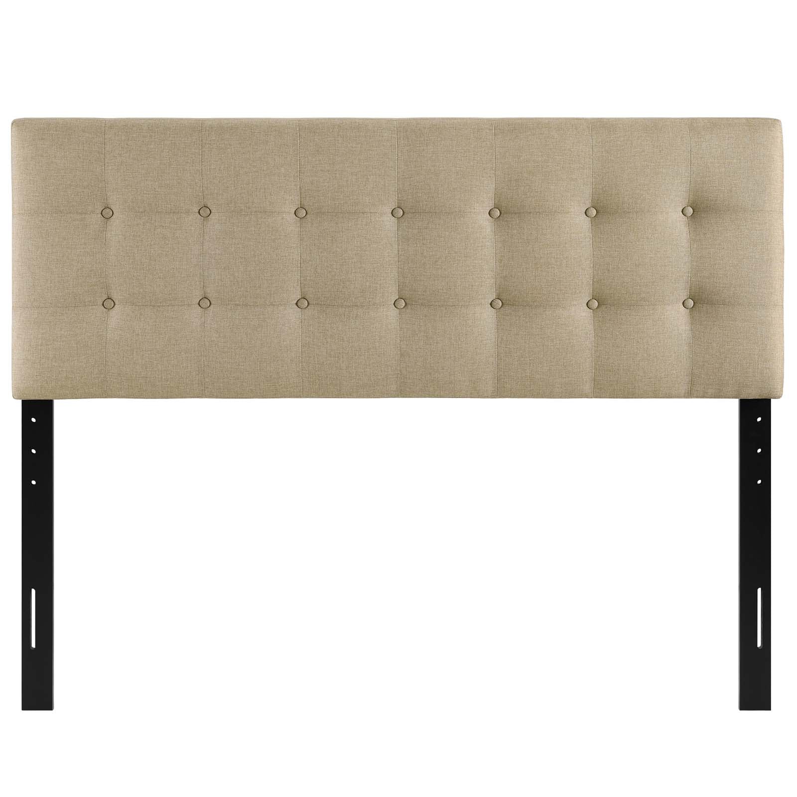 Emily Upholstered Fabric Headboard By HouseBean