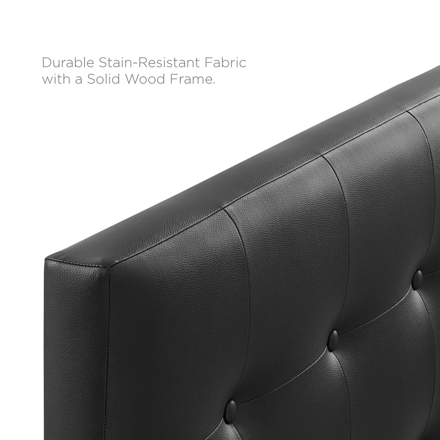 Emily Upholstered Vinyl Headboard by Modway
