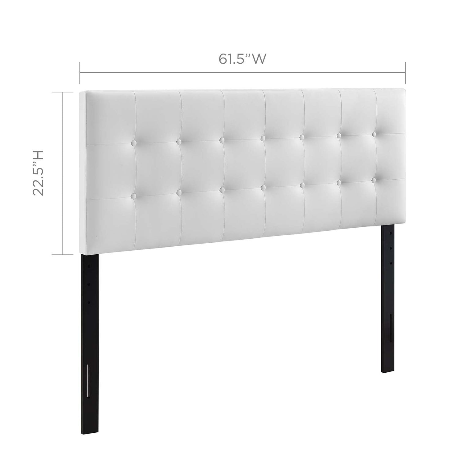 Emily Upholstered Vinyl Headboard By HouseBean