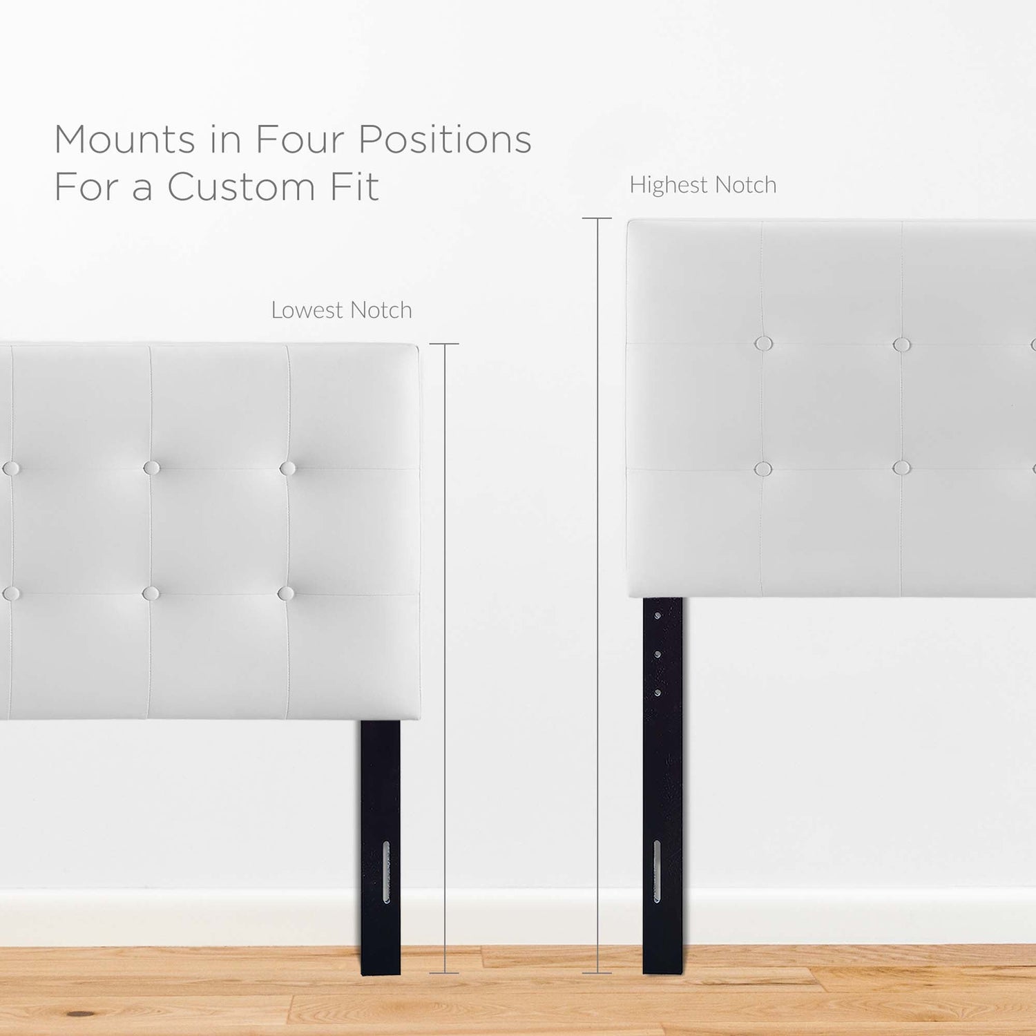 Emily Upholstered Vinyl Headboard by Modway