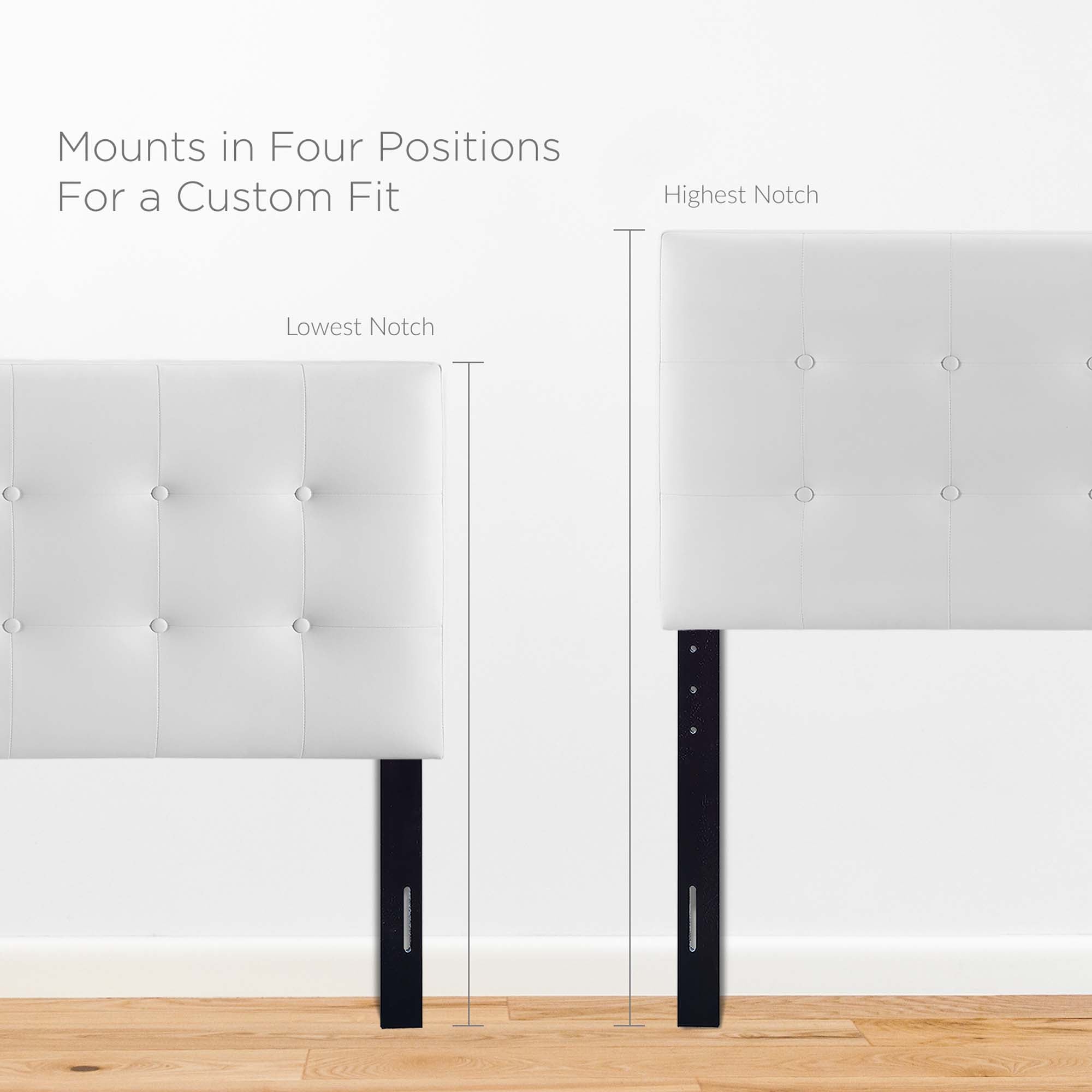 Emily Upholstered Vinyl Headboard by Modway