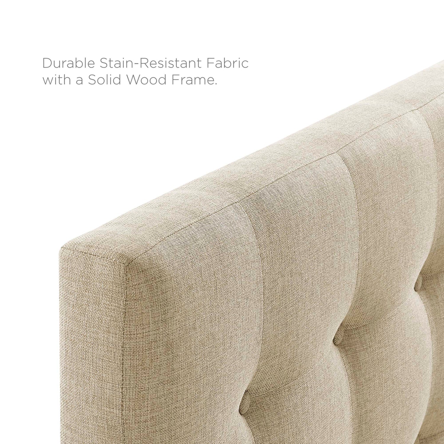 Emily Upholstered Fabric Headboard by Modway