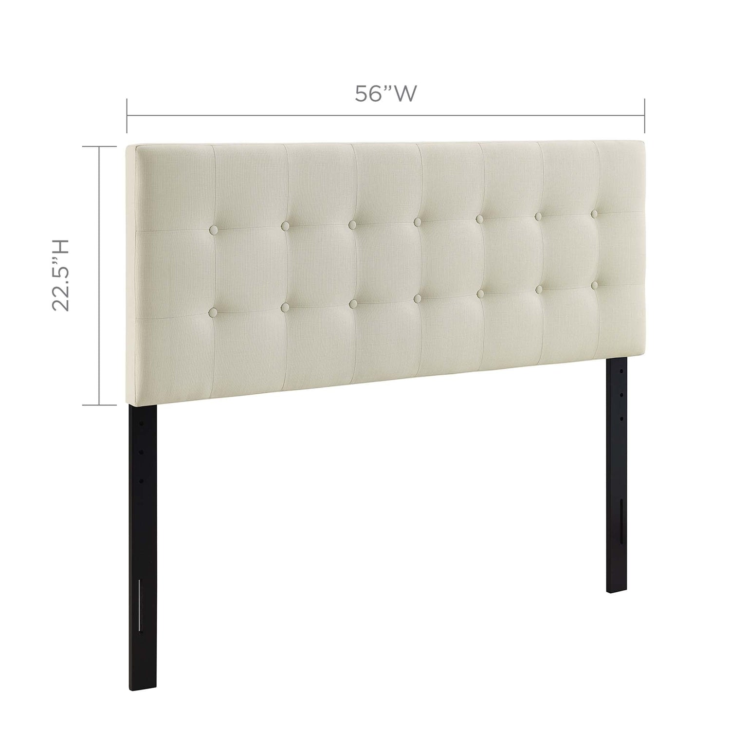 Emily Upholstered Fabric Headboard by Modway