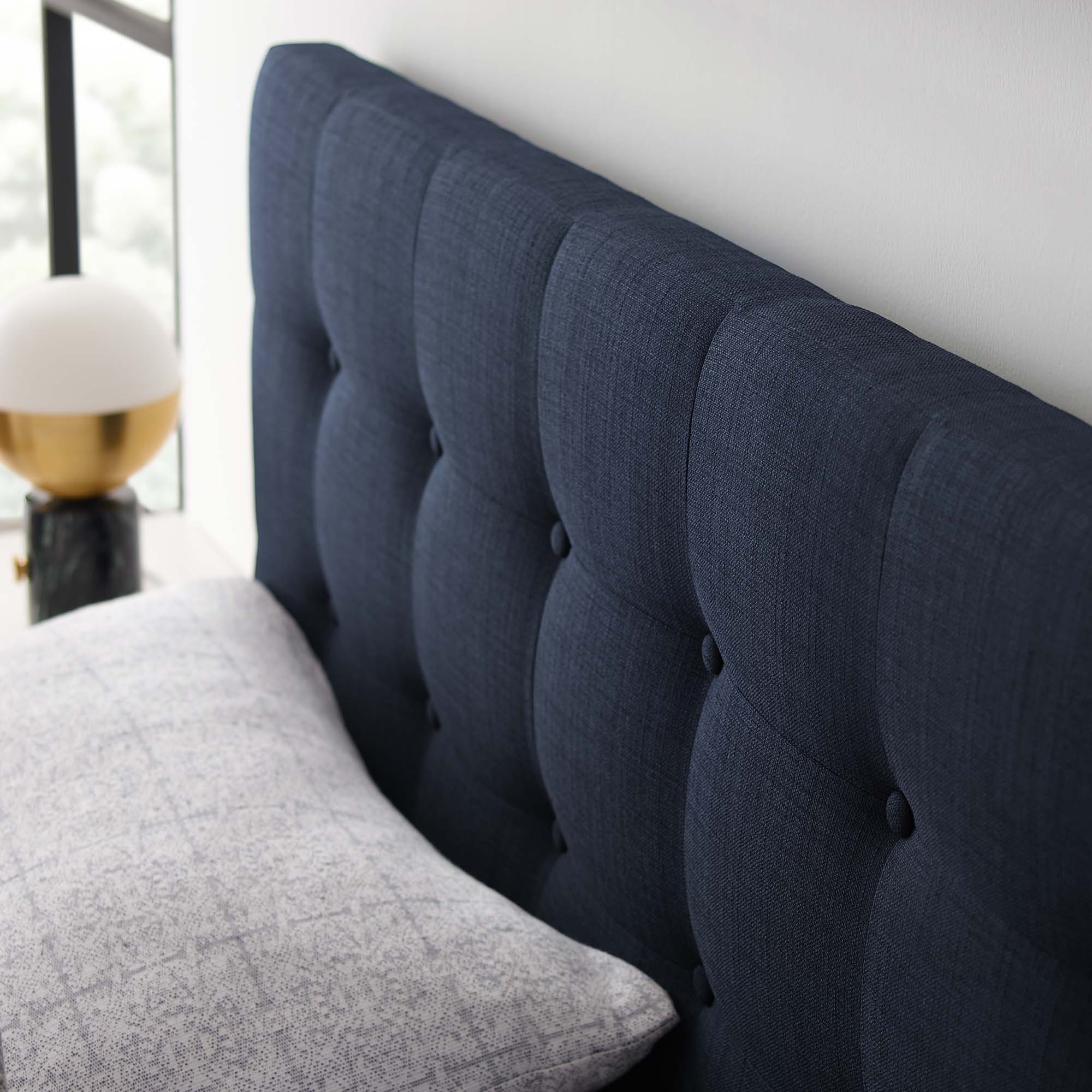 Emily Upholstered Fabric Headboard by Modway